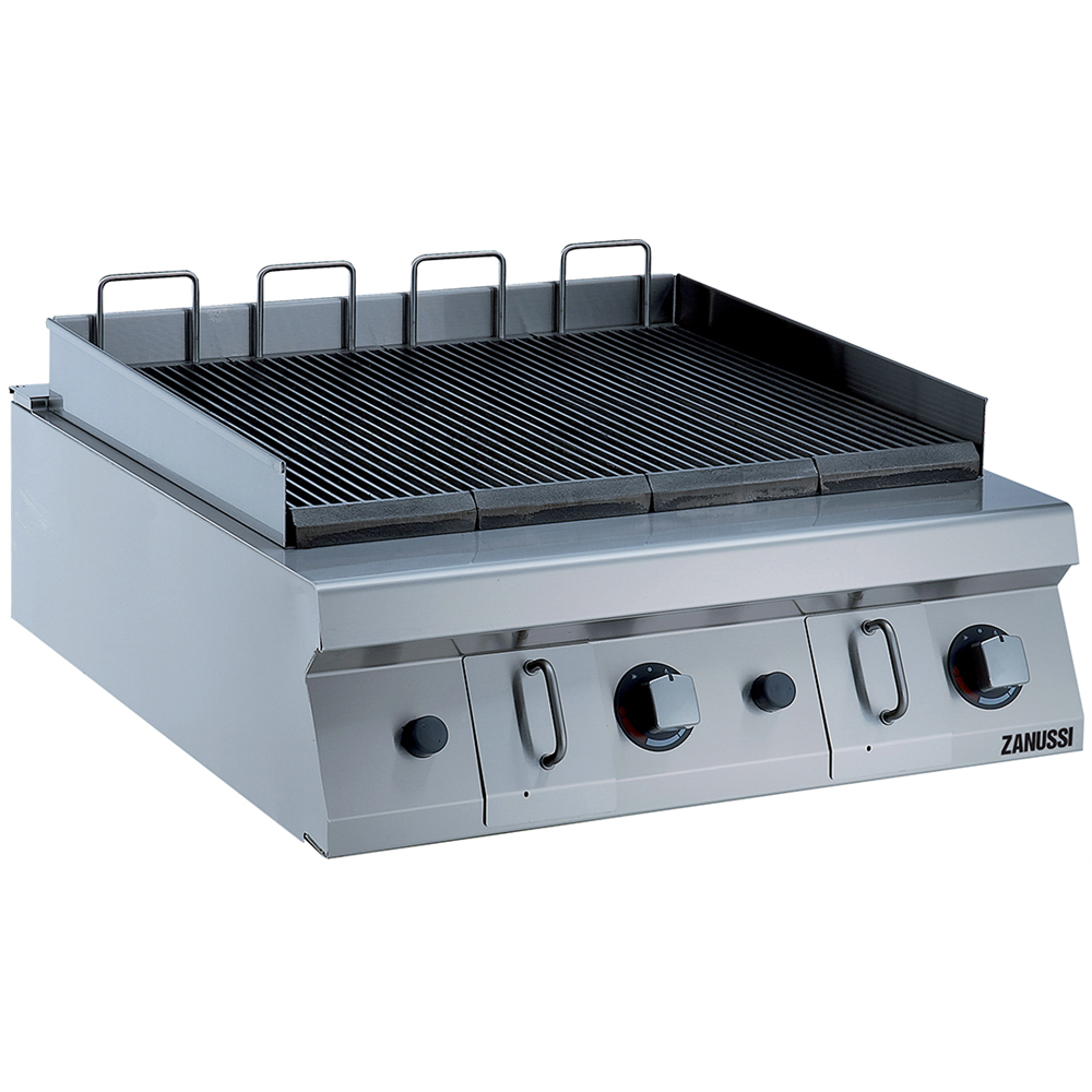 ZANUSSI EVO 700 SERİSİ SET ÜSTÜ GAZLI SULU DÖKÜM POWERGRILL IZGARA BÜYÜK resmi