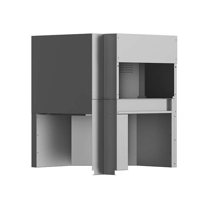 ZANUSSI ÇİFT DURULAMALI KONVEYÖRLÜ BULAŞIK YIKAMA MAKİNESİ İÇİN KÖŞE KURUTMA TÜNELİ resmi