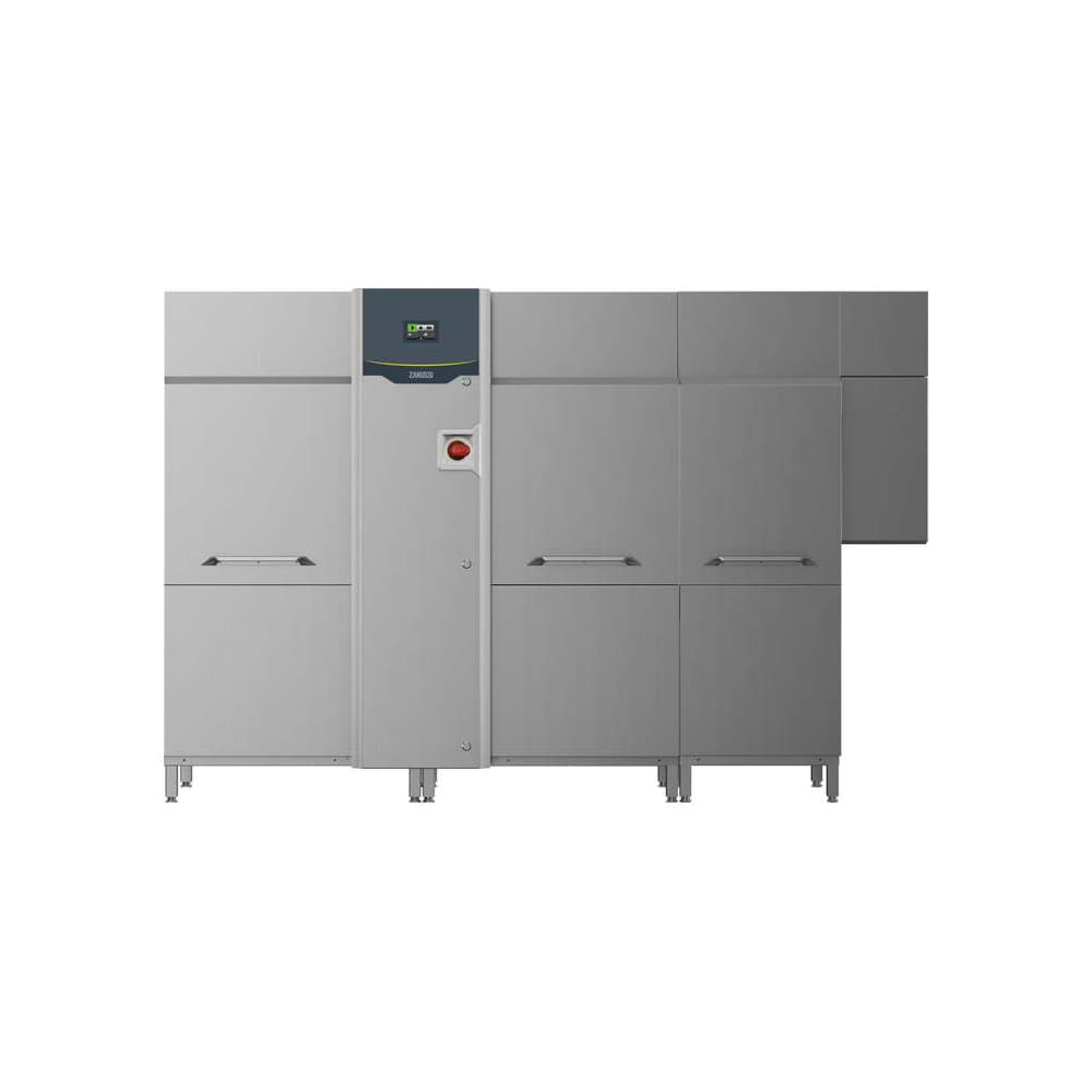 ZANUSSI ÇOKLU DURULAMALI KONVEYÖRLÜ BULAŞIK YIKAMA MAKİNESİ 3.600 TABAK/SAAT SAĞDAN SOLA resmi