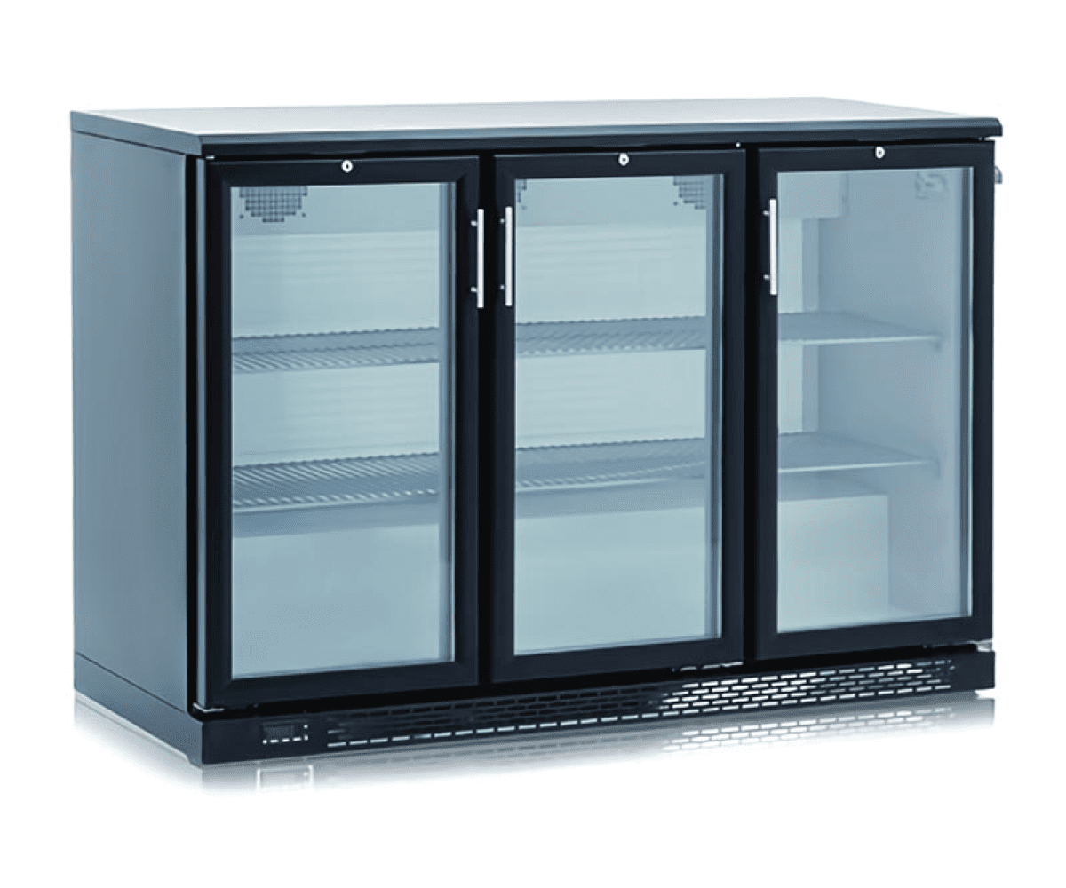 KROOM ÜÇ KAPILI BAR TİPİ BUZDOLABI resmi