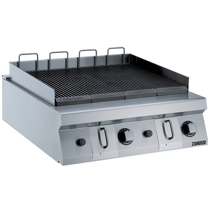 ZANUSSI EVO 900 SERİSİ SET ÜSTÜ GAZLI POWERGRILL SULU IZGARA ORTA resmi
