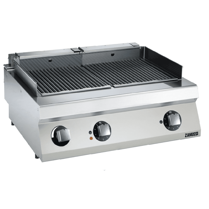 ZANUSSI EVO 900 SERİSİ SET ÜSTÜ ELEKTRİKLİ POWERGRILL IZGARA ORTA resmi
