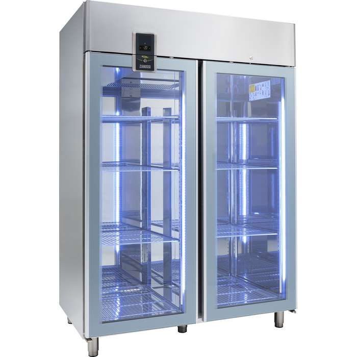 ZANUSSI NPT ACTIVE SERİSİ 2 CAM KAPILI DİK TİP BUZDOLABI resmi