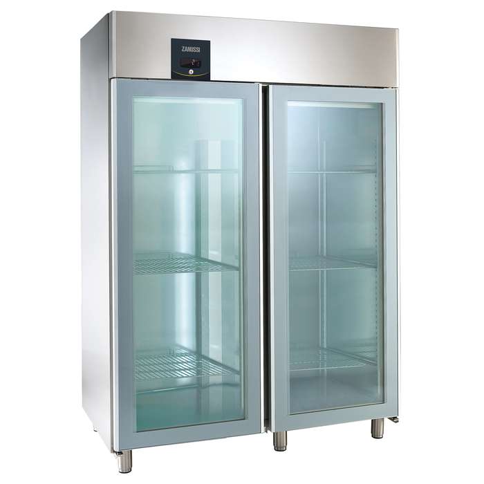 ZANUSSI NAU MAXI SERİSİ 2 CAM KAPILI DİK TİP BUZDOLABI - AISI 430 resmi