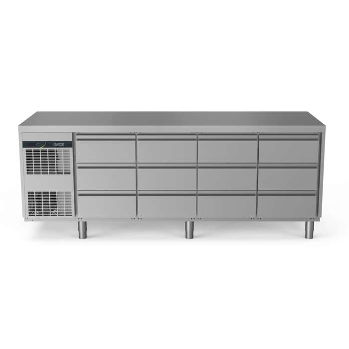 ZANUSSI NPT ACTIVE HP SERİSİ 12x1/3 ÇEKMECELİ ÜSTÜ DÜZ TEZGAH TİP BUZDOLABI resmi