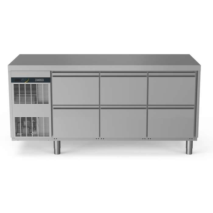 ZANUSSI NPT ACTIVE HP SERİSİ 6x1/2 ÇEKMECELİ ÜSTÜ DÜZ TEZGAH TİP DERİN DONDURCU resmi