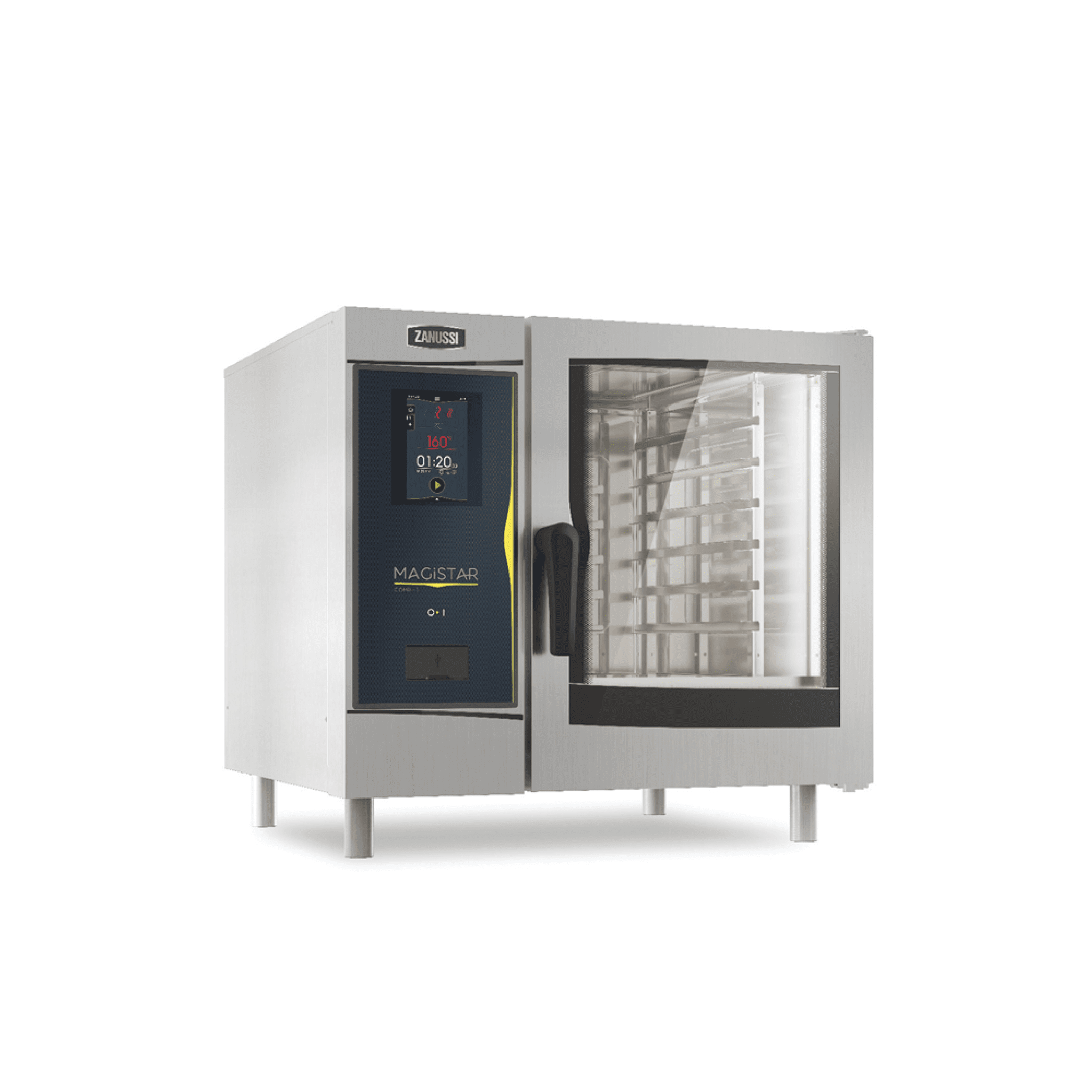 ZANUSSI MAGİSTAR TI KONVEKSİYON NEMLENDİRMELİ DOKUNMATİK EKRANLI ELEKTRİKLİ GASTRONORM FIRIN resmi